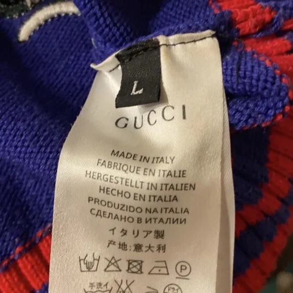 Designer All Over Embroidered Patch Style Fashion Sweater Small/Medium - Picture 12 of 16